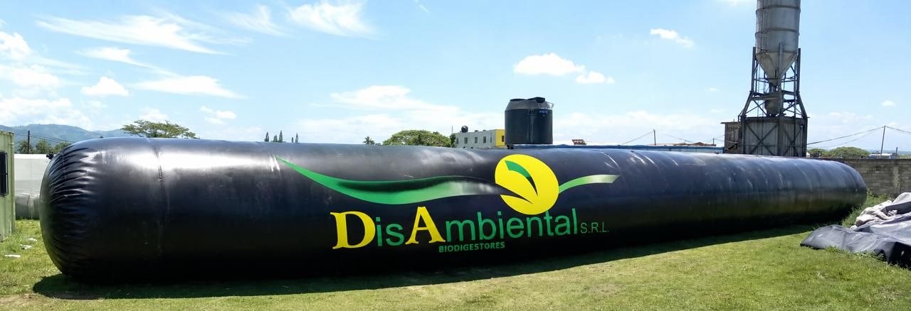 Biodigestor tubular agrícola con geomembrana