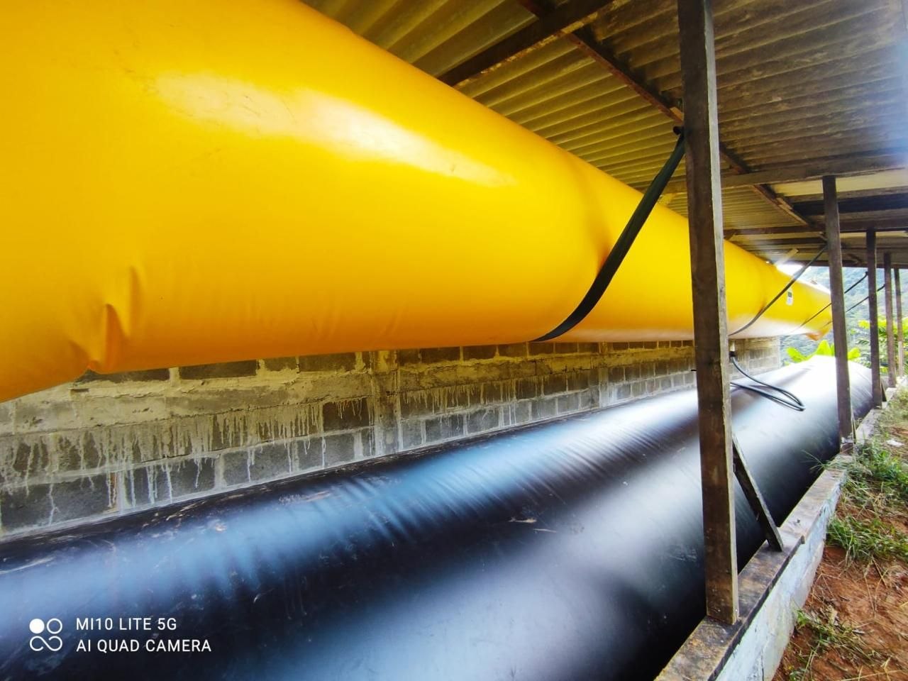 Biodigestor tubular para ganadería