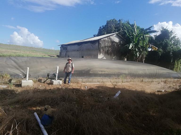 Biodigestor tipo laguna en proyecto ambiental