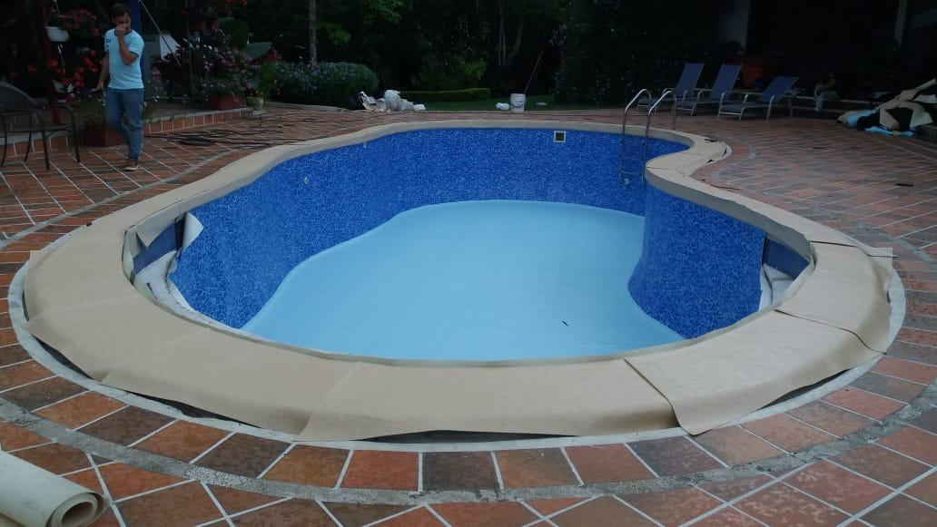 Piscina en geomembrana uso familiar
