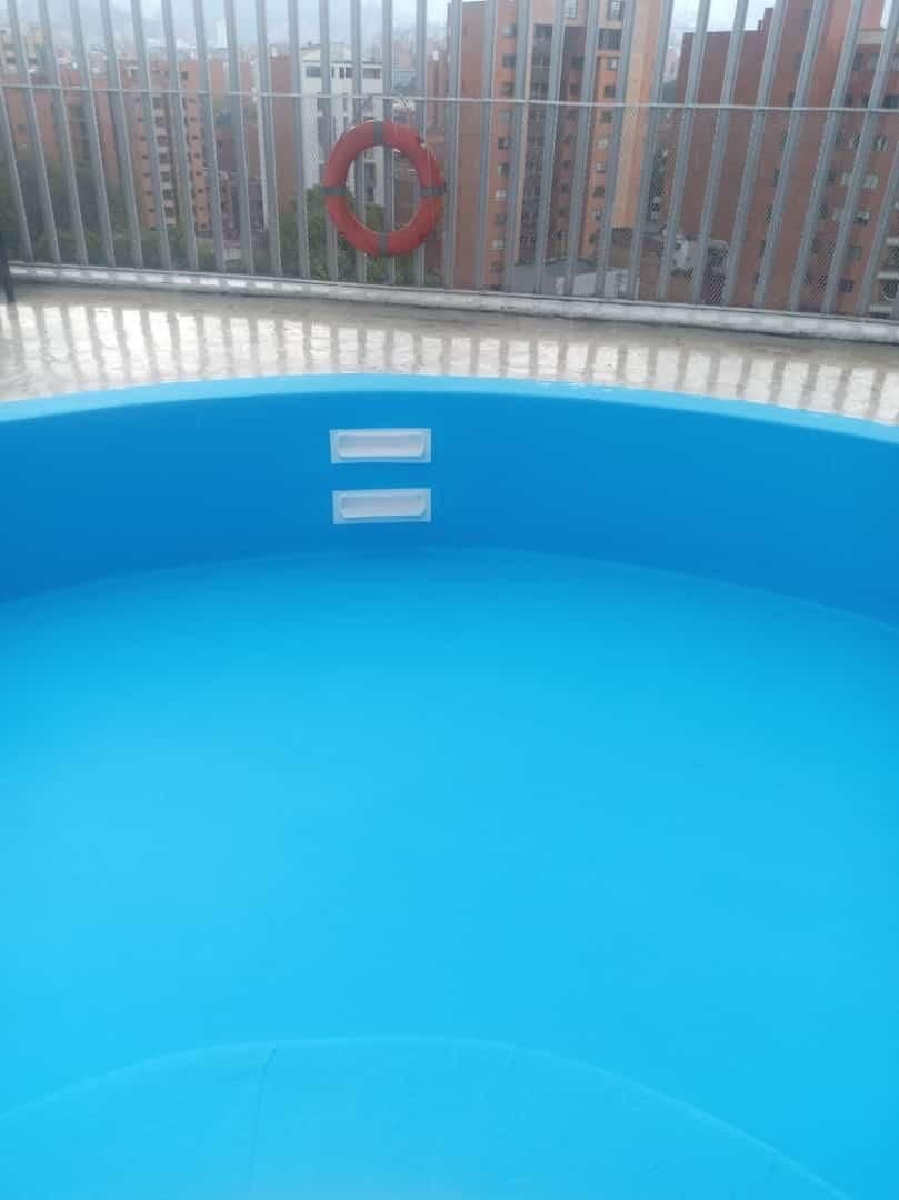 Piscina en geomembrana uso recreativo