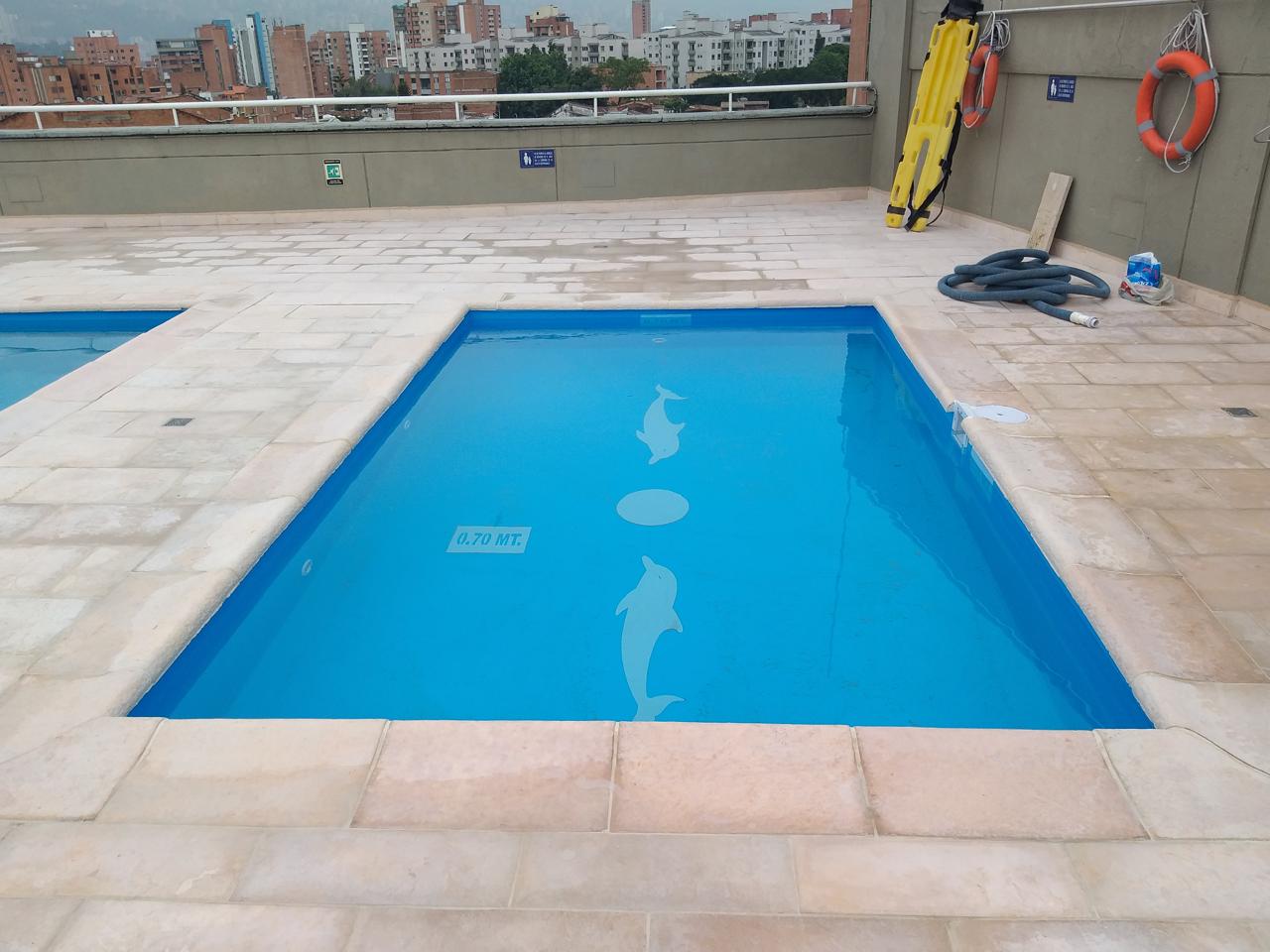 Piscina en geomembrana uso turístico