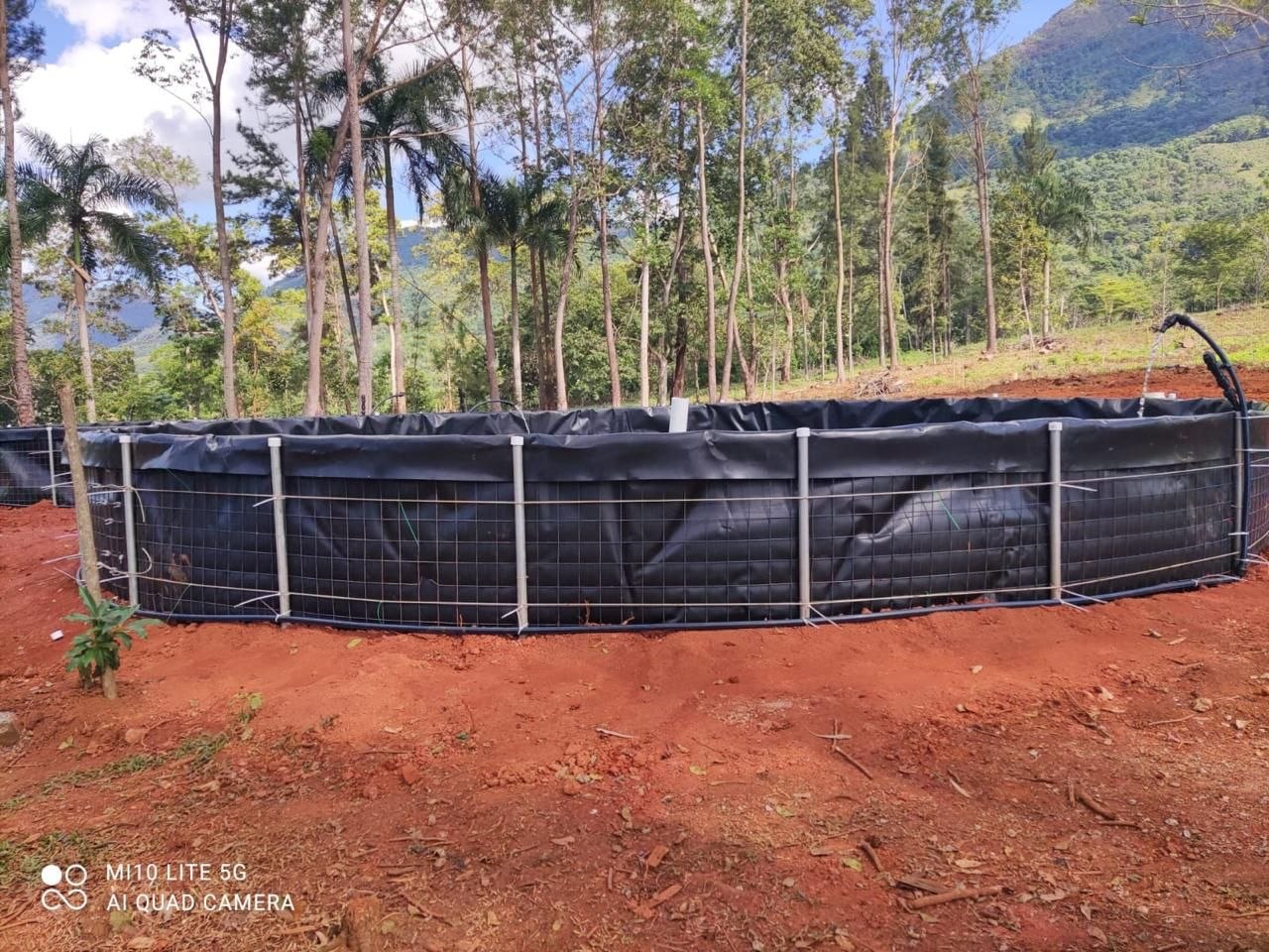 Tanque rectangular acuícola