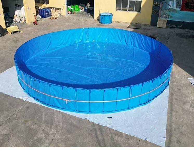 Tanque australiano con geomembrana HDPE